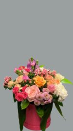 Renkli Güller Kutu Aranjmanı