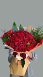 Kırmızı Gül Buketi - Görsel 5
