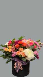 Renkli Güller Kutu Aranjmanı - Görsel 2