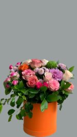 Renkli Güller Kutu Aranjmanı - Görsel 3