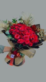 Kırmızı Gül Buketi - Görsel 9