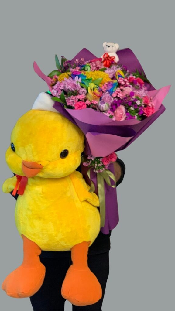 Civciv ve Ayıcık Buketi