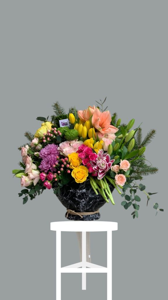 Doğum Günü Lale Gül Aranjmanı